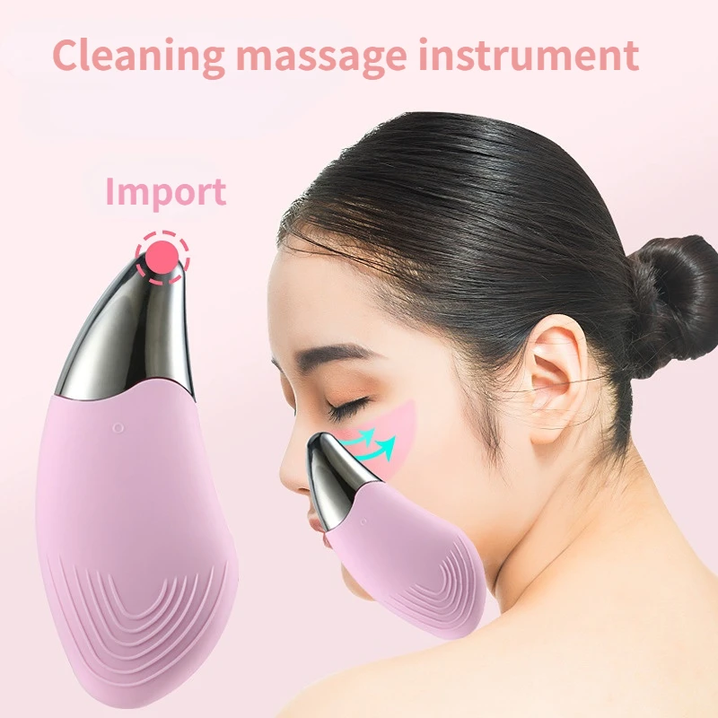 Mini Electric Facial Cleansing Brush Ultrasonic Silicone Face Cleaner Deep Pore Cleaning Skin Massager Facial Massager
Mini Electric Facial Cleansing Brush Ultrasonic Silicone Face Cleaner Deep Pore Cleaning Skin Massager Facial Massager
