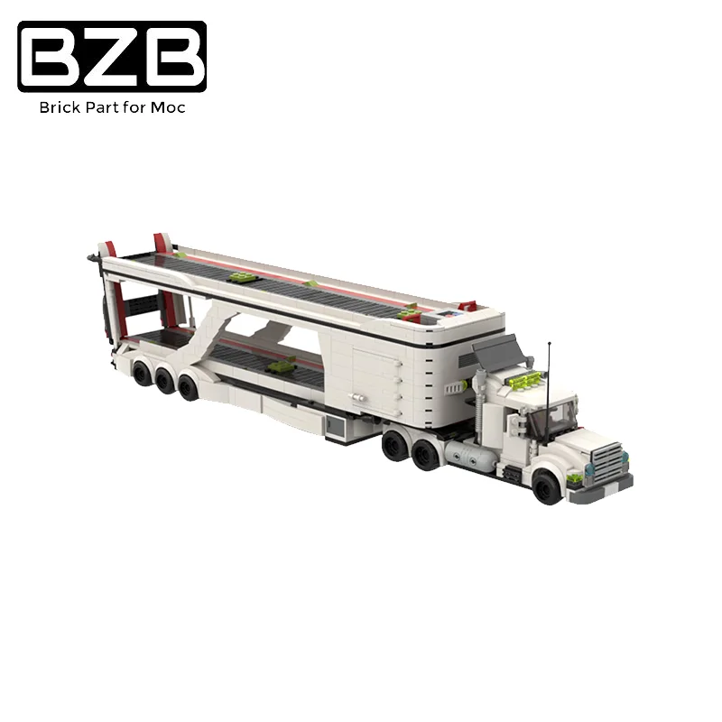BZB MOC LT 3 грузовик с большой платформой для транспортировки автомобиля 50003, строительные блоки, модель, украшения, детали, кирпичи, детская игр...
BZB MOC LT 3 грузовик с большой платформой для транспортировки автомобиля 50003, строительные блоки, модель, украшения, детали, кирпичи, детская игр...