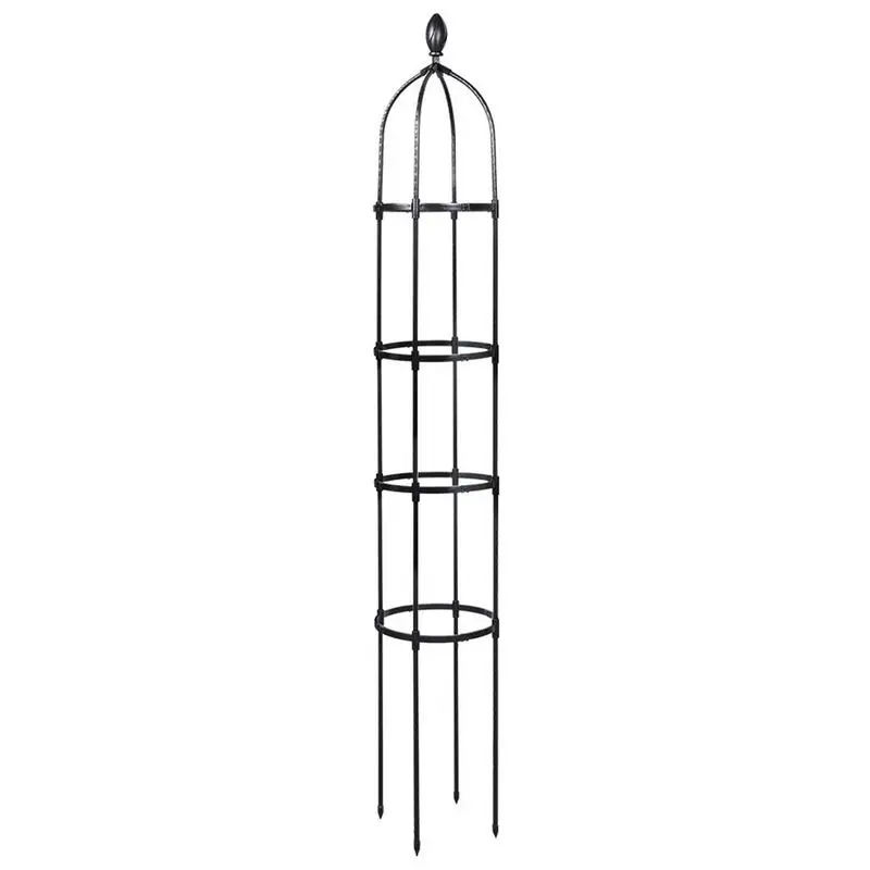 Garden Obelisk Metal Trellis 3 Sizes PE Coating Steel Flower Support For Climbing Plants 10 Inch Diameter Metal Frame Cage For
Garden Obelisk Metal Trellis 3 Sizes PE Coating Steel Flower Support For Climbing Plants 10 Inch Diameter Metal Frame Cage For