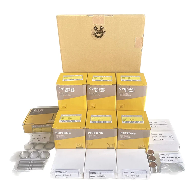 3LB1 Overhaul Rebuild Kit With Full Gasket Liners Pistons Rings Bearings Valves For Isuzu Engine Fit Daewoo Excavator Solar 030
3LB1 Overhaul Rebuild Kit With Full Gasket Liners Pistons Rings Bearings Valves For Isuzu Engine Fit Daewoo Excavator Solar 030