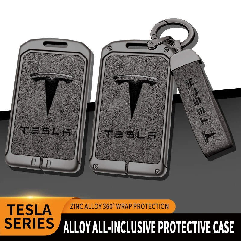 Zinc Alloy Car Key Case With Keychain Auto Key Cover Shell Fob For Tesla Model S Model 3 Model X Model Y Car Key Case Holder
Zinc Alloy Car Key Case With Keychain Auto Key Cover Shell Fob For Tesla Model S Model 3 Model X Model Y Car Key Case Holder