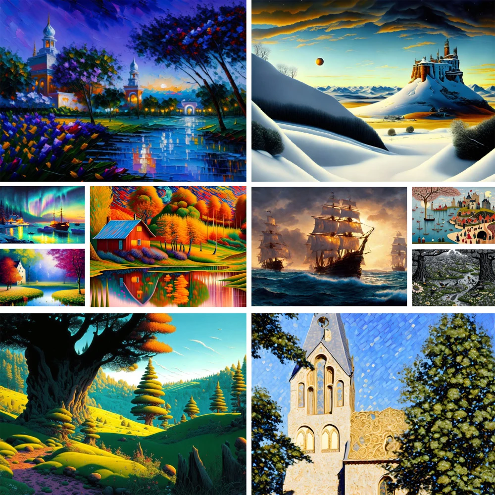 Fantasy Wonderland Landscape House Paint By Numbers For Adults Drawing Arts And Crafts For Adults Wall Decor Mother's Gift HOT
Fantasy Wonderland Landscape House Paint By Numbers For Adults Drawing Arts And Crafts For Adults Wall Decor Mother's Gift HOT
