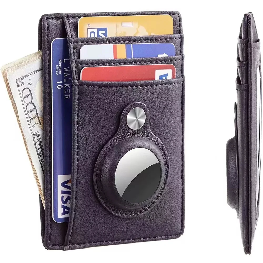 SCHLATUM High Quality Slim Minimalist Card Holder Genuine Leather RFID Apple Airtag Protective Case Men Business Wallet
SCHLATUM High Quality Slim Minimalist Card Holder Genuine Leather RFID Apple Airtag Protective Case Men Business Wallet