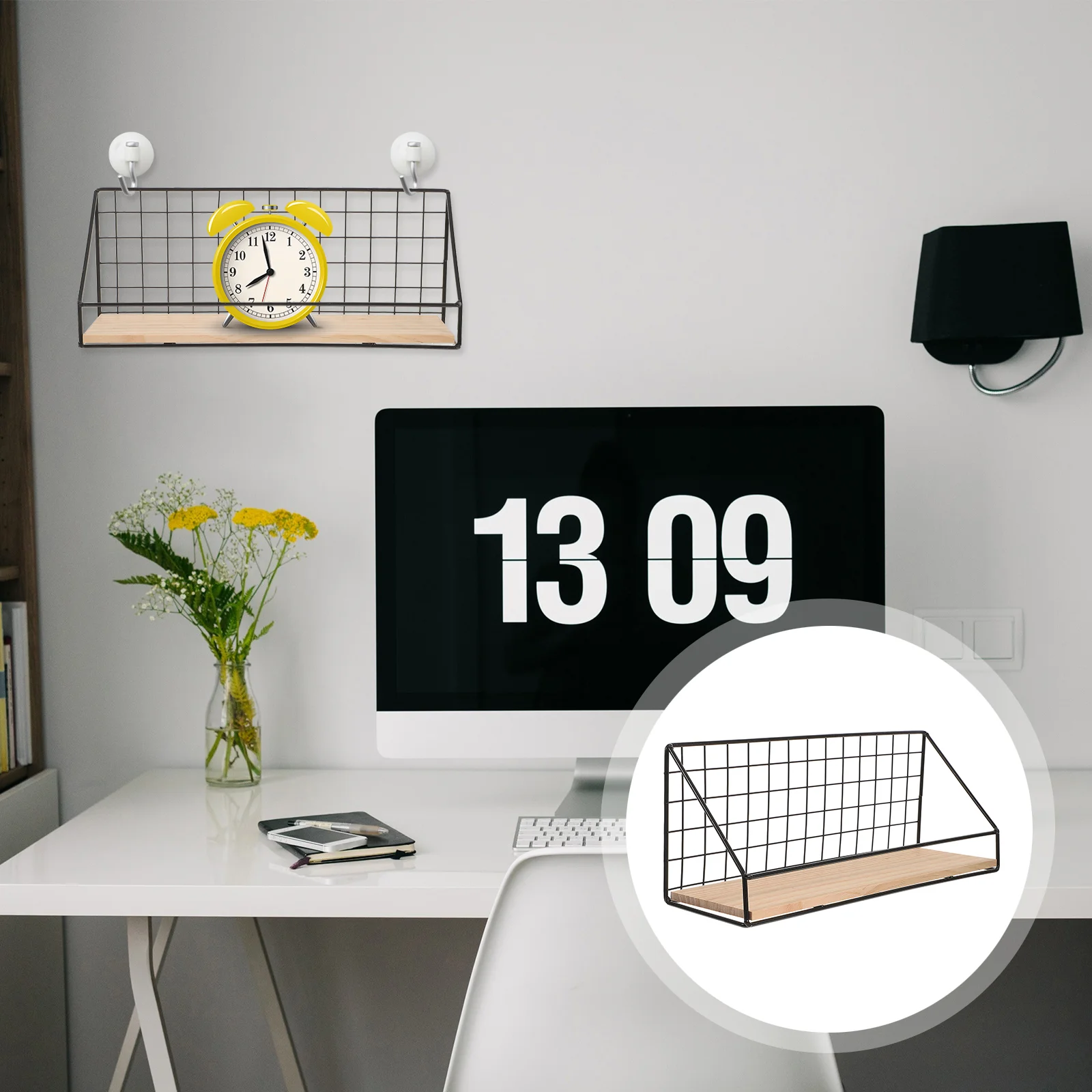 Настенная полка, полки для хранения, подвесная книжка, металлическая деревянная корзина в деревенском стиле, органайзер для проволоки, демонстрационный кронштейн для крепления офиса 
Настенная полка, полки для хранения, подвесная книжка, металлическая деревянная корзина в деревенском стиле, органайзер для проволоки, демонстрационный кронштейн для крепления офиса