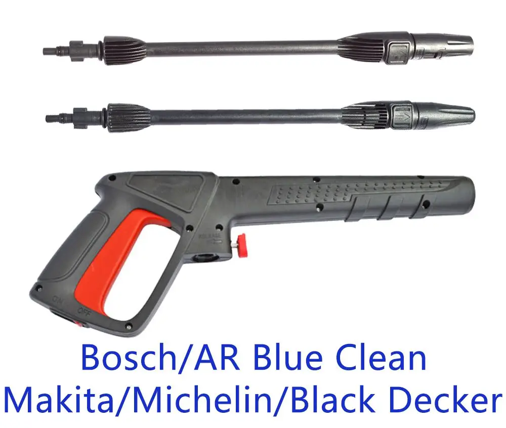 Pressure Washer Spray Gun Car Washer Jet Water Gun Nozzle for AR Blue Clean Black Decker Bosch Michelin Makita Pressure Washer
Pressure Washer Spray Gun Car Washer Jet Water Gun Nozzle for AR Blue Clean Black Decker Bosch Michelin Makita Pressure Washer