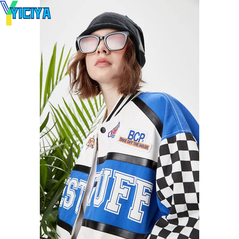 YICIYA Print Bomber Jacket Women's Jacket Spring 2022 Long Sleeve Baseball Oversized Jacket Bombers Women Varsity Jacket
YICIYA Print Bomber Jacket Women's Jacket Spring 2022 Long Sleeve Baseball Oversized Jacket Bombers Women Varsity Jacket