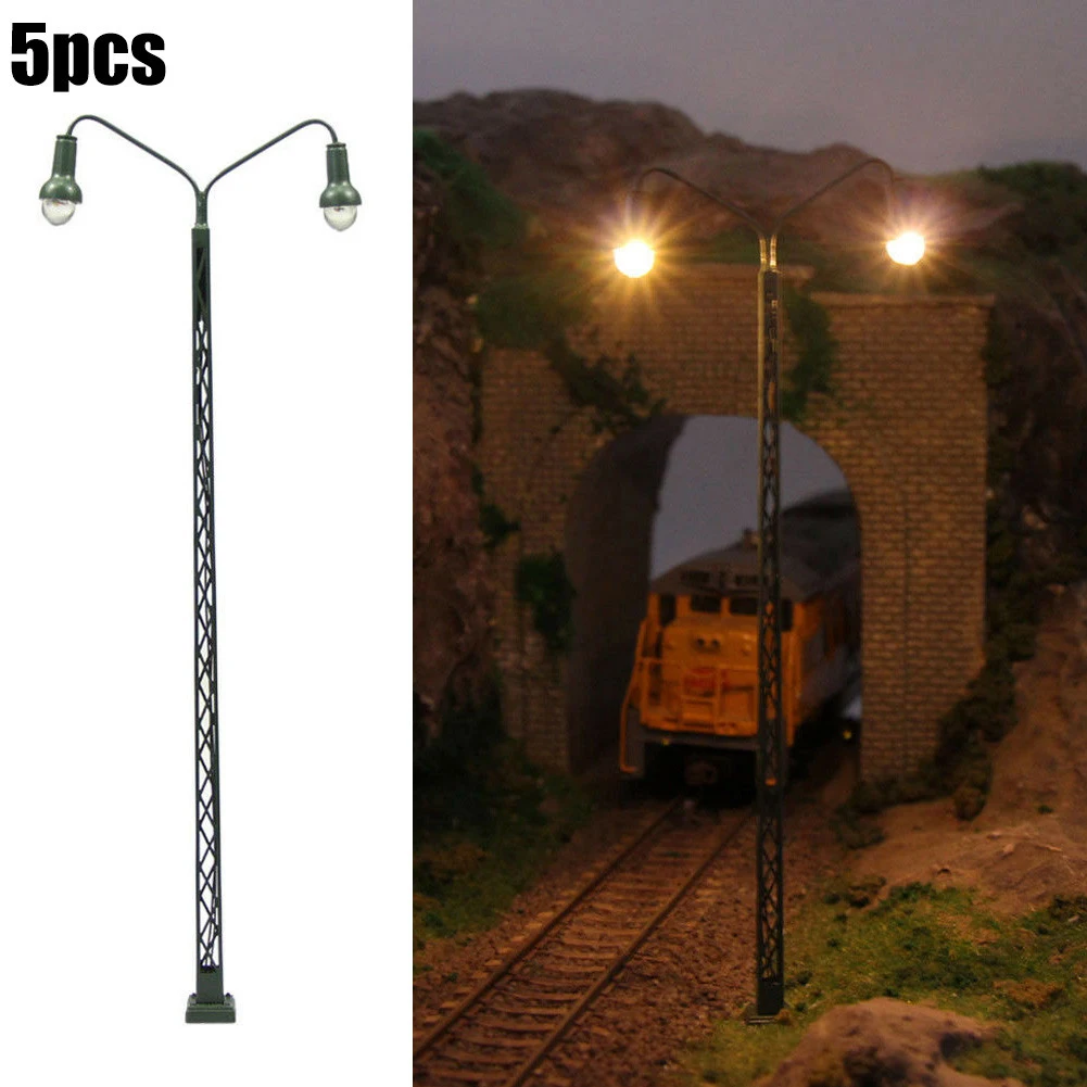 3Pcs Model LED Street Lamp Railroad Lights Lattice Mast Light Gauge H0 1:87 LED Light Layout Model Accessories Scenery
3Pcs Model LED Street Lamp Railroad Lights Lattice Mast Light Gauge H0 1:87 LED Light Layout Model Accessories Scenery