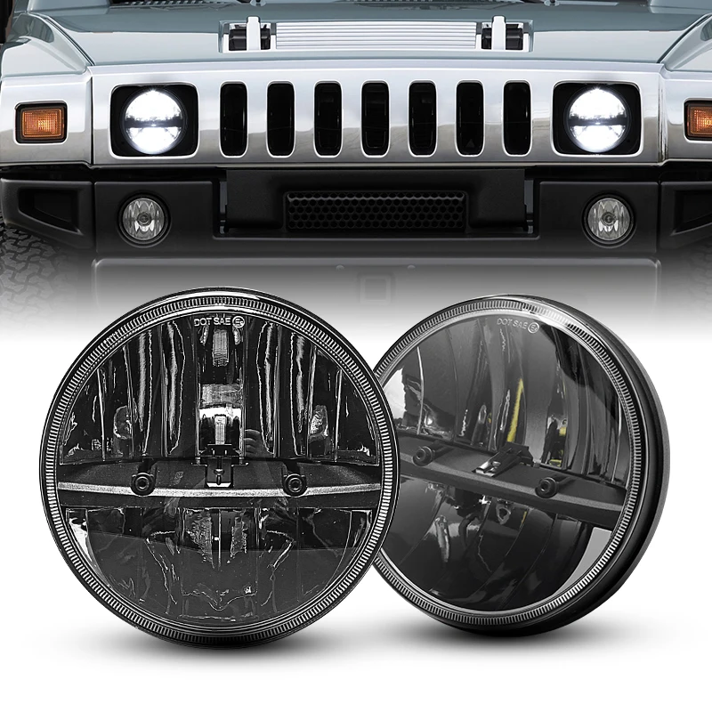 2x Car Led 7inch Halo Led Headlight For Land Rover Defender 7inch Headlamp with H4 Hi/Low Beam For Lada Niva 4X4 Beetle Classic
2x Car Led 7inch Halo Led Headlight For Land Rover Defender 7inch Headlamp with H4 Hi/Low Beam For Lada Niva 4X4 Beetle Classic