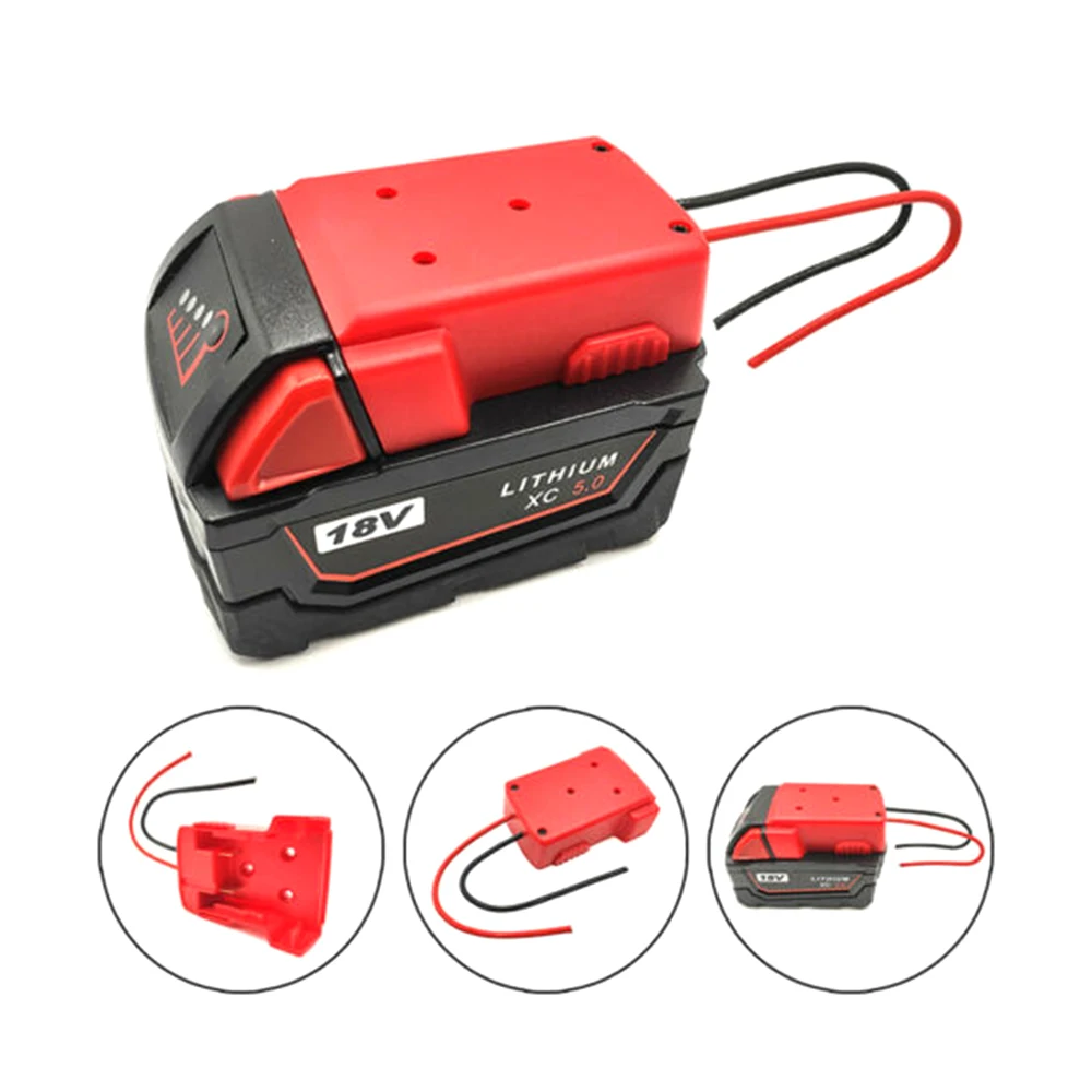 1pc Battery Adapter 12AWG Battery Mounts Storage Holder For Milwaukee M18 XC 18V To Dock Power 2 Wirings Battery Storage Boxes
1pc Battery Adapter 12AWG Battery Mounts Storage Holder For Milwaukee M18 XC 18V To Dock Power 2 Wirings Battery Storage Boxes