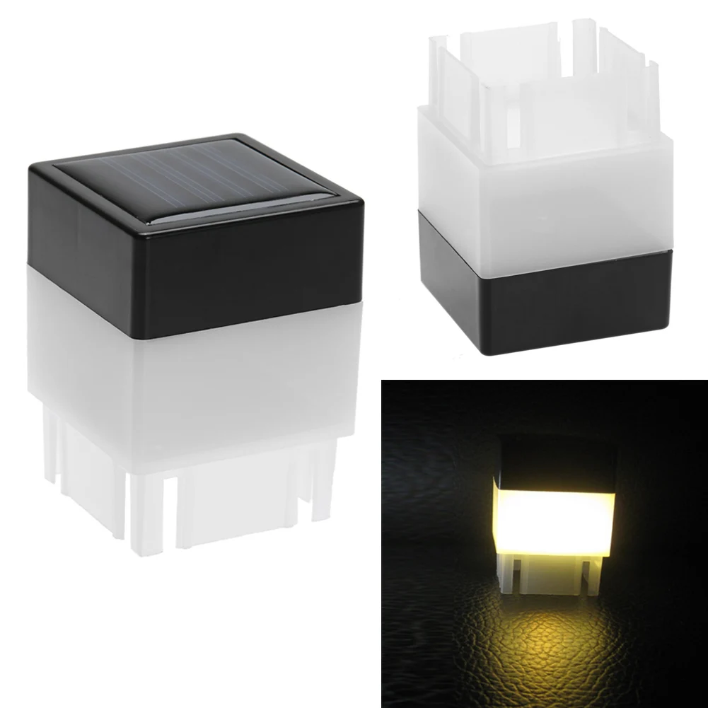 Square Waterproof LED Solar Pillar Light Balcony Lighting Decoration Solar Fence Post Lamp Warm White Outdoor Garden Fixture
Square Waterproof LED Solar Pillar Light Balcony Lighting Decoration Solar Fence Post Lamp Warm White Outdoor Garden Fixture