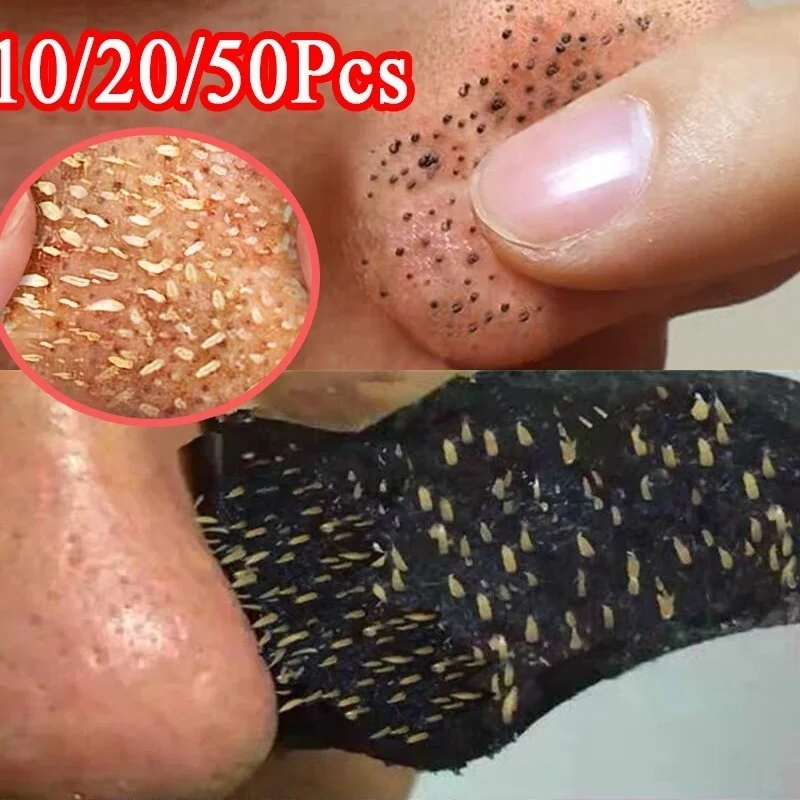 50Pcs Bamboo Charcoal Blackhead Remover Mask Blackhead Spots Acne Treatment Mask Nose Sticker Cleaner Nose Pore Deep Clean Strip
50Pcs Bamboo Charcoal Blackhead Remover Mask Blackhead Spots Acne Treatment Mask Nose Sticker Cleaner Nose Pore Deep Clean Strip