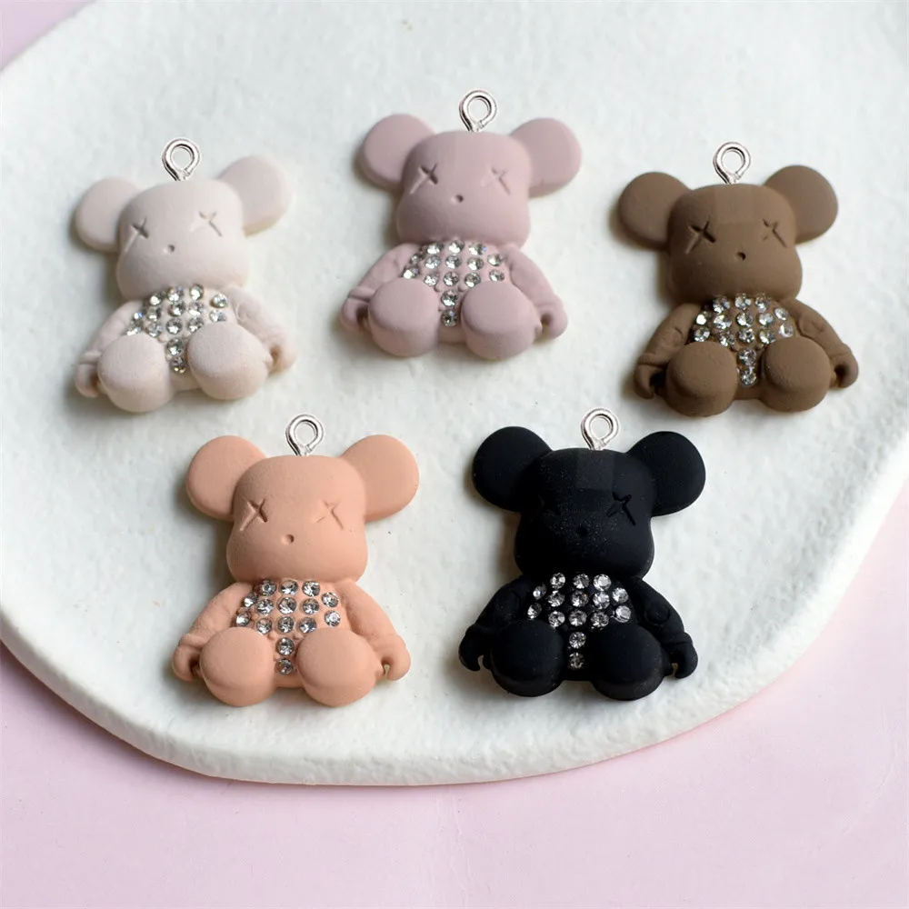 10Pcs Kawaii Diamond Bear Resin Charms DIY Keychain Earrings Bracelet Jewelry Accessories Cartoon Pendants Bag Hanging Ornaments
10Pcs Kawaii Diamond Bear Resin Charms DIY Keychain Earrings Bracelet Jewelry Accessories Cartoon Pendants Bag Hanging Ornaments