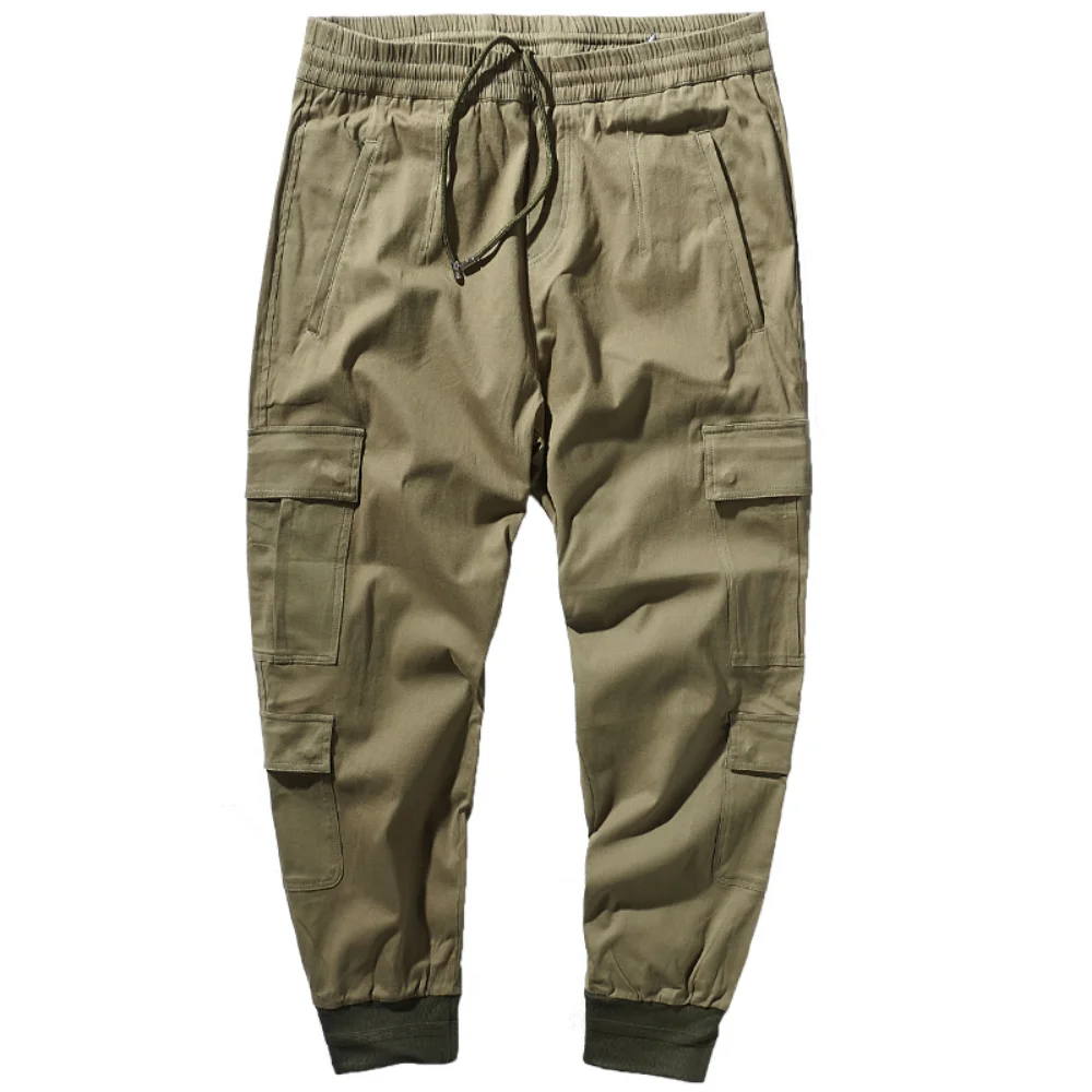 American casual autumn and winter loose pocket overalls men's straight drawstring Leggings
American casual autumn and winter loose pocket overalls men's straight drawstring Leggings