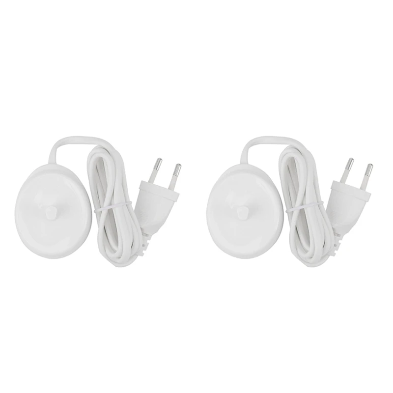 2X Electric Toothbrush Charger Model 3757 Suitable For Braun Oral-B D17 Oc18 Toothbrush Charging Cradle White EU Plug
2X Electric Toothbrush Charger Model 3757 Suitable For Braun Oral-B D17 Oc18 Toothbrush Charging Cradle White EU Plug