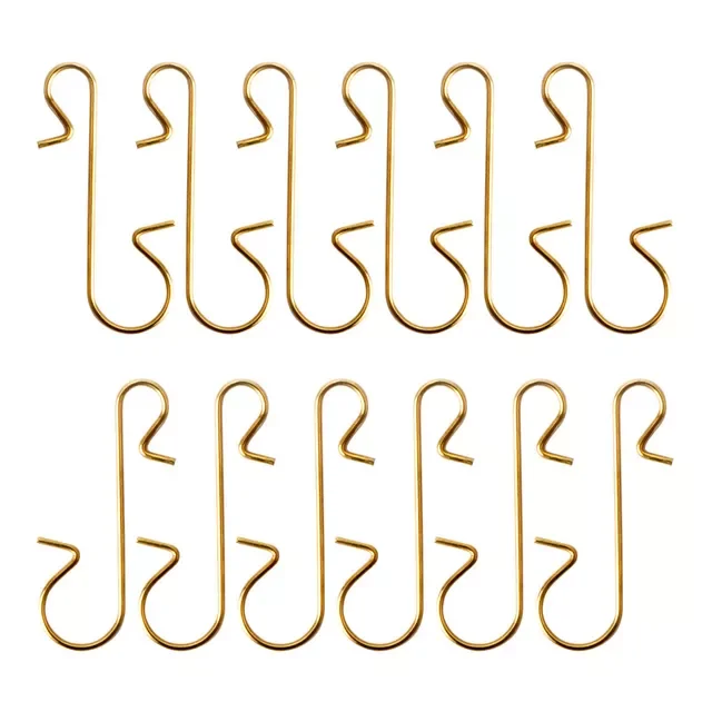 50Pcs Christmas Ornament Hooks Xmas Tree Decor Hanger Hooks S-Shaped Hook for Christmas Tree Decor Hook Supplies For Home Party
50Pcs Christmas Ornament Hooks Xmas Tree Decor Hanger Hooks S-Shaped Hook for Christmas Tree Decor Hook Supplies For Home Party