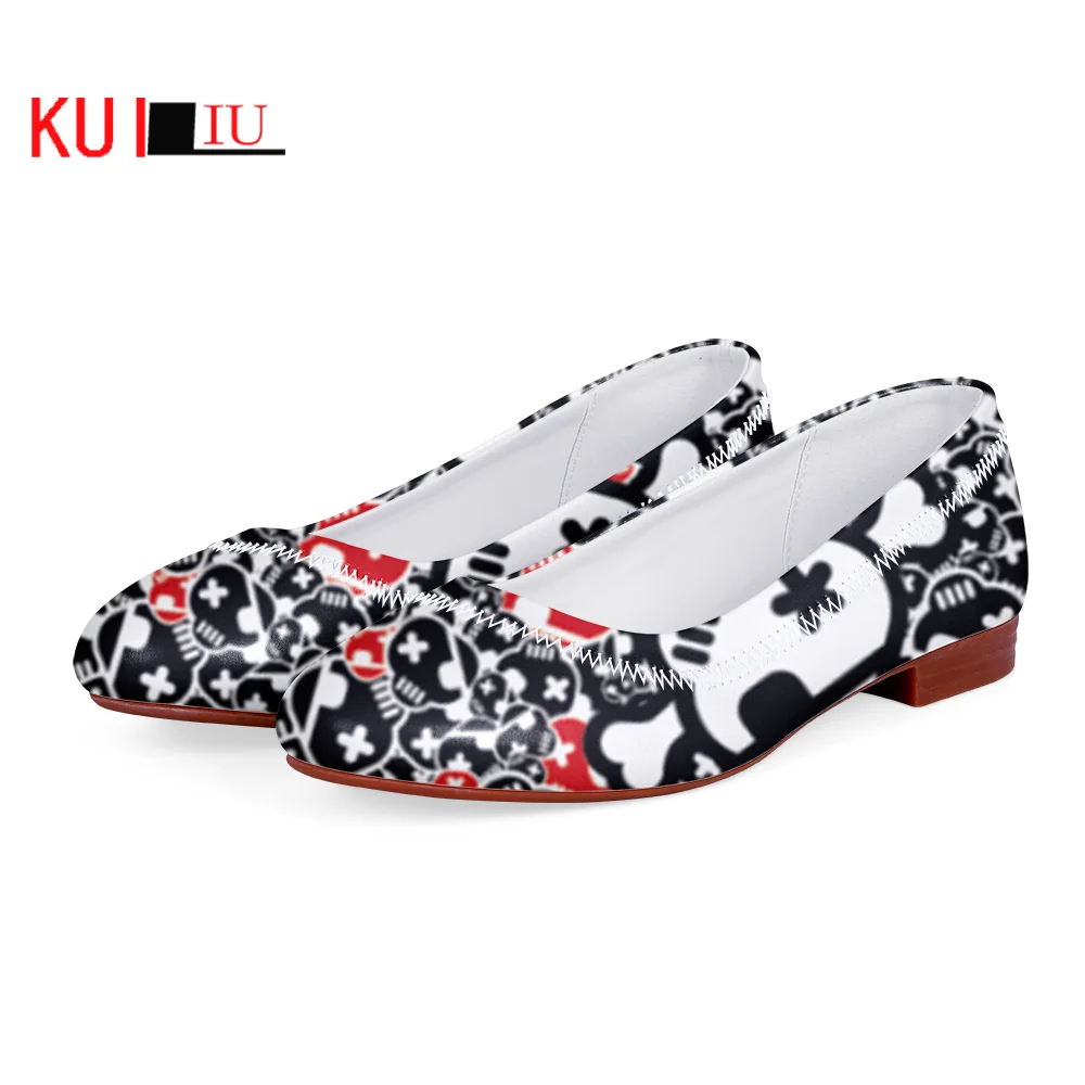 KUILIU Fashion Classic Sugar Skull Printed Women PU Leather Pumps Low-heeled Sexy Ladies Party Shoes Dropshipping
KUILIU Fashion Classic Sugar Skull Printed Women PU Leather Pumps Low-heeled Sexy Ladies Party Shoes Dropshipping