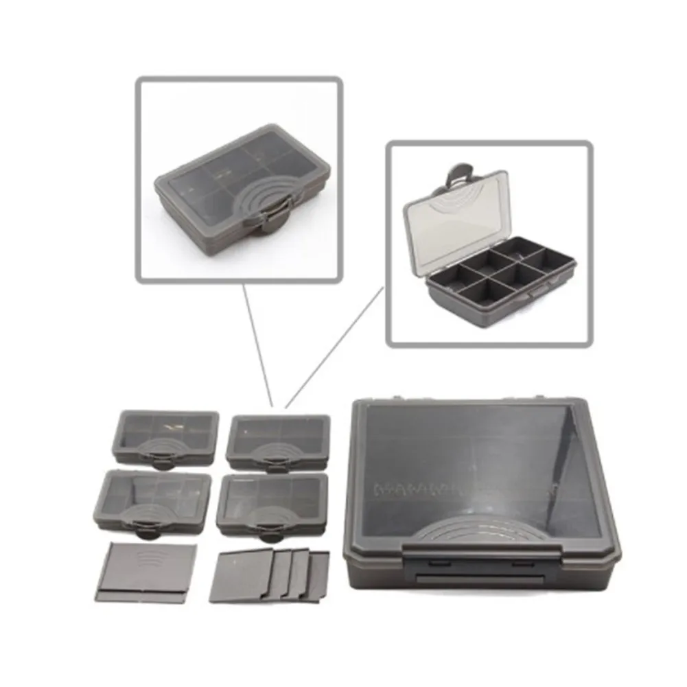 Carp Fishing 4 Plus 1 Terminal Tackle Box Storage System Bit Box For Sea Anglers With Separate Plastic Case For Hook Bead Swivel
Carp Fishing 4 Plus 1 Terminal Tackle Box Storage System Bit Box For Sea Anglers With Separate Plastic Case For Hook Bead Swivel