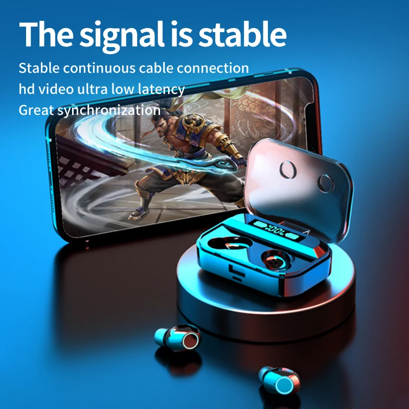 Meagtlva TWS Беспроводные наушники Стерео 5.0 Bluetooth Наушники Наушники-вкладыши Наушники Handsfree Бинауральные звонки Гарнитура для всех телефонов
Meagtlva TWS Беспроводные наушники Стерео 5.0 Bluetooth Наушники Наушники-вкладыши Наушники Handsfree Бинауральные звонки Гарнитура для всех телефонов