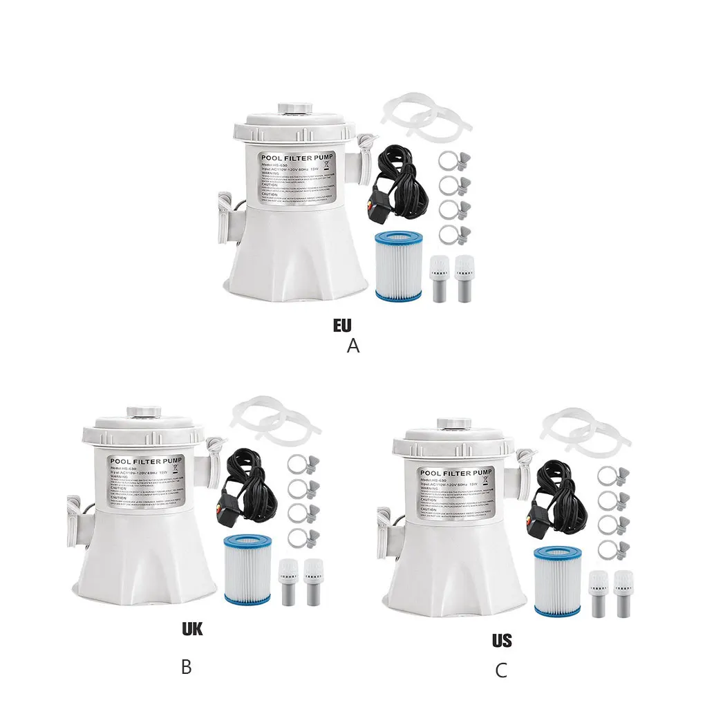 Filter Pump Household Paddling Pools Cleaners EU US UK Water Cleaning Systems Filters Clean Tools Circulation Pumps EU
Filter Pump Household Paddling Pools Cleaners EU US UK Water Cleaning Systems Filters Clean Tools Circulation Pumps EU