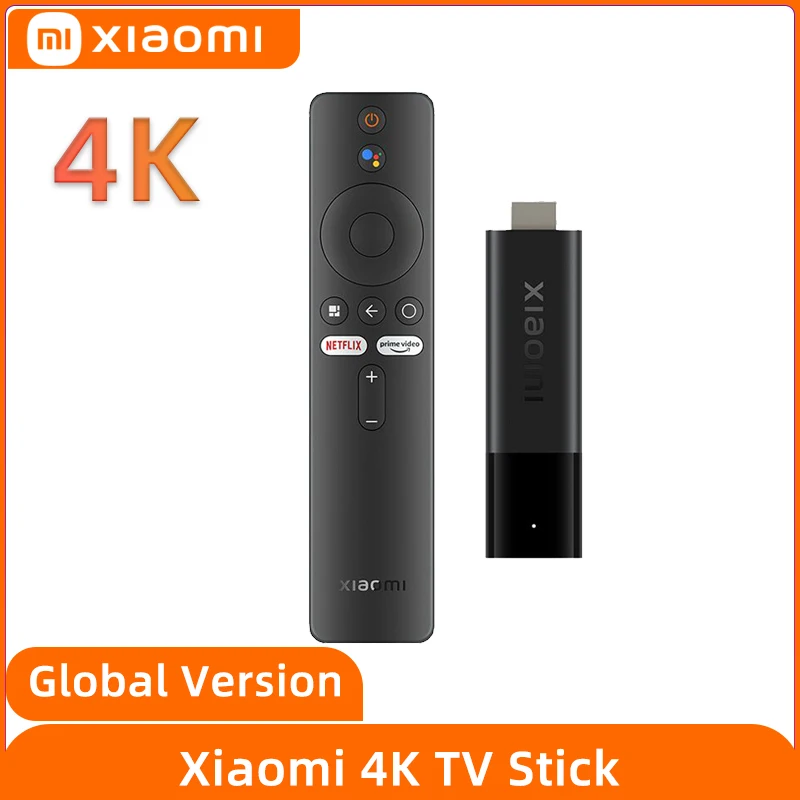 

Xiaomi Mi TV Stick 4K Global Version 2GB RAM 8GB ROM Android TV 11 Quad Core Netflix Wifi Google Assistant Bluetooth 5.0
