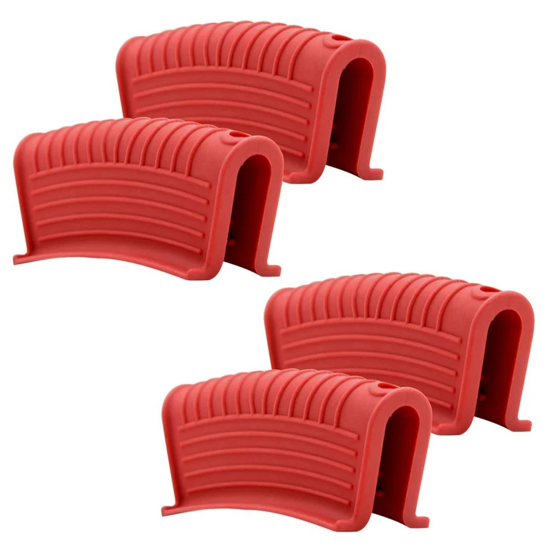 Thickened Silicone Pan Handle Cover Insulation Cover Pan Ear Clip Cast Iron Pan Frying Pan Wok Handle Holder,Red,4PCS
Thickened Silicone Pan Handle Cover Insulation Cover Pan Ear Clip Cast Iron Pan Frying Pan Wok Handle Holder,Red,4PCS