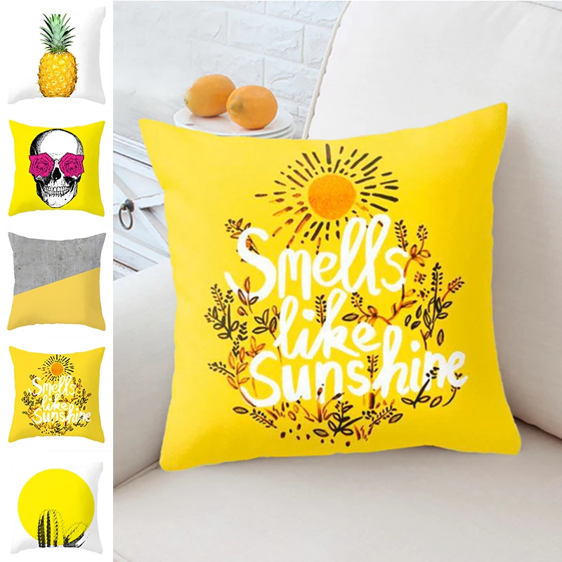 New Style Geometric Yellow Pillowcase Decorative Cushion For Sofa DIY Printed Pillow Chair Car Cushion Christmas Home Decoration
New Style Geometric Yellow Pillowcase Decorative Cushion For Sofa DIY Printed Pillow Chair Car Cushion Christmas Home Decoration