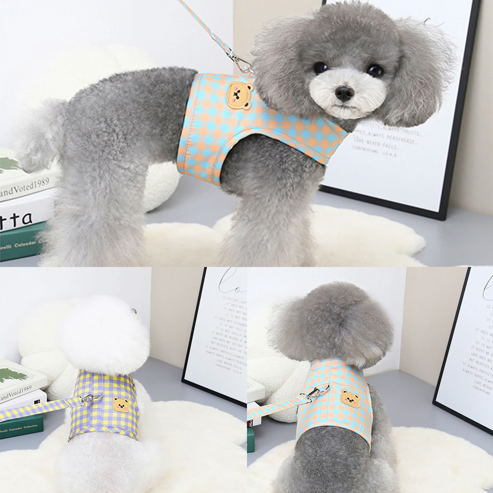 Pet Plaid Clothes Pet Elegant Clothes Puppy Vest For Small Medium-sized Dogs Soft Dog Dress Easy To Wear Cute Design Fping
Pet Plaid Clothes Pet Elegant Clothes Puppy Vest For Small Medium-sized Dogs Soft Dog Dress Easy To Wear Cute Design Fping