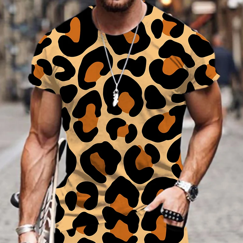 Men clothing O-neck luxury designer t shirt man 3D leopard printing t-shirt oddly specific shirt harajuku vlone shirts Tshirts
Men clothing O-neck luxury designer t shirt man 3D leopard printing t-shirt oddly specific shirt harajuku vlone shirts Tshirts