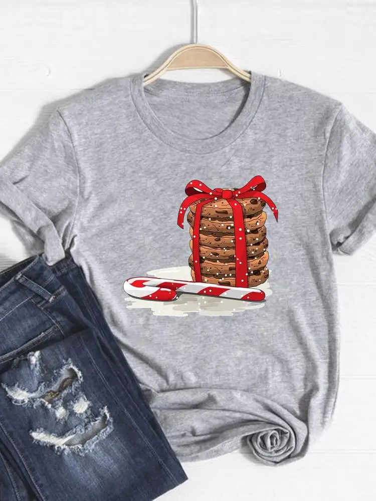 Модная одежда с новым годом Счастливого Рождества Женская зимняя сезон праздник любовь Базовая футболка Топ Одежда графическая футболка
Модная одежда с новым годом Счастливого Рождества Женская зимняя сезон праздник любовь Базовая футболка Топ Одежда графическая футболка