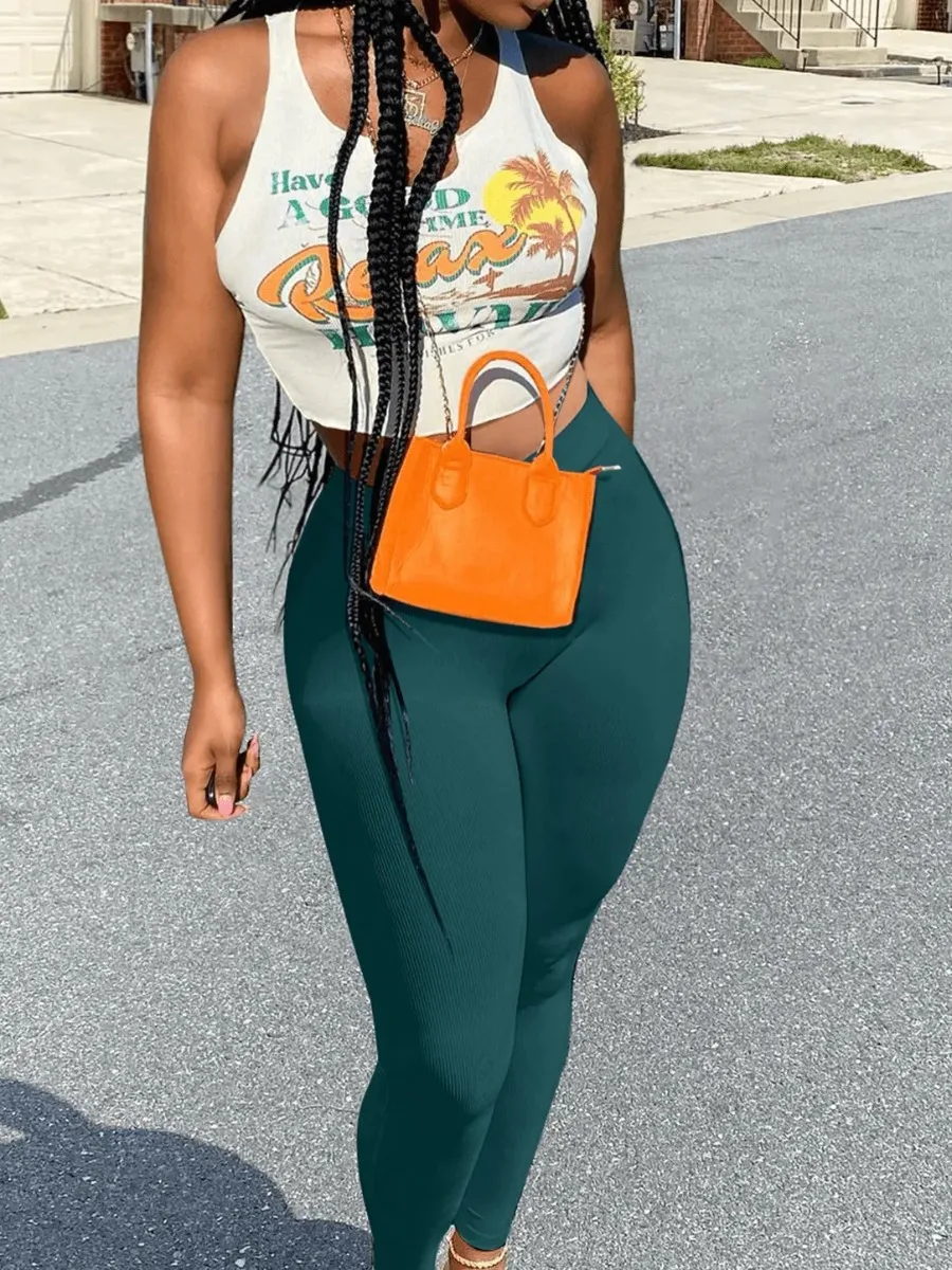 LW Two pieces set Crop Top Letter Print Pants Set women's sports Fitness 2 Piece Set Outfits Women 2023 Sporty Tracksuits
LW Two pieces set Crop Top Letter Print Pants Set women's sports Fitness 2 Piece Set Outfits Women 2023 Sporty Tracksuits