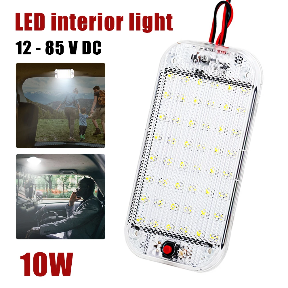 2PCS Car LED Interior Lights 48LED 12V-85V LED Car Lighting Dome Lights with Switch Roof Ceiling Reading Light for Car Truck
2PCS Car LED Interior Lights 48LED 12V-85V LED Car Lighting Dome Lights with Switch Roof Ceiling Reading Light for Car Truck