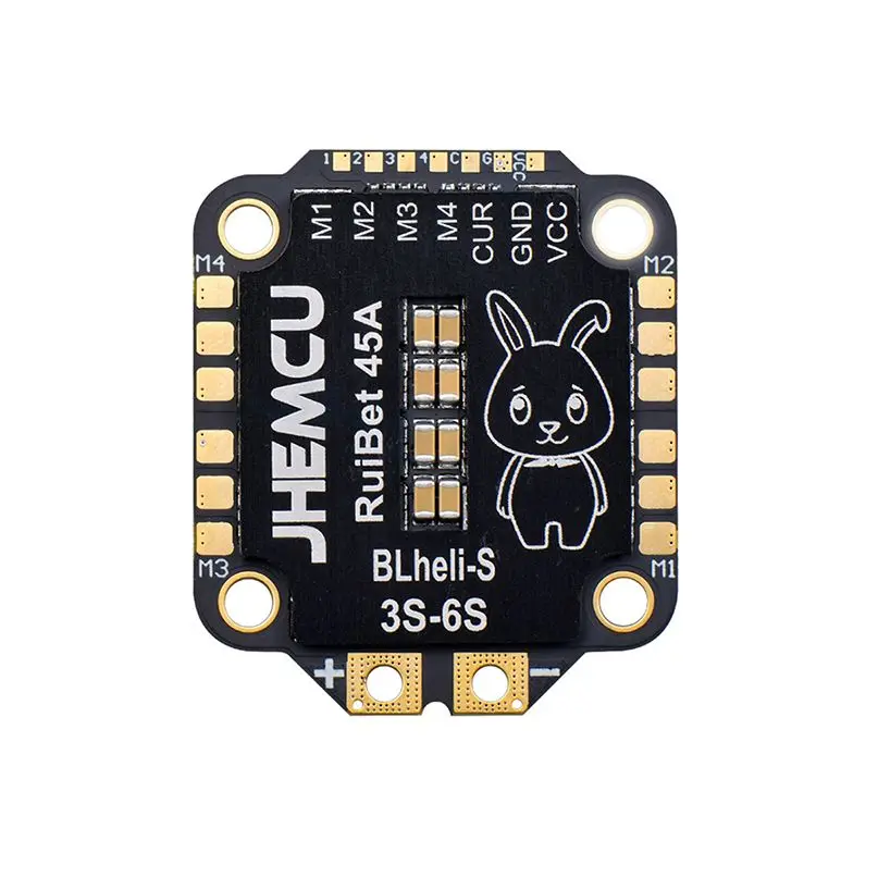 JHEMCU RuiBet 45A 55A blheli _ S Dshot600 3-6S Бесщеточный 4 в 1 ESC 30x30 мм для FPV контроллера свободного полета, запчасти для самостоятельной сборки
JHEMCU RuiBet 45A 55A blheli _ S Dshot600 3-6S Бесщеточный 4 в 1 ESC 30x30 мм для FPV контроллера свободного полета, запчасти для самостоятельной сборки