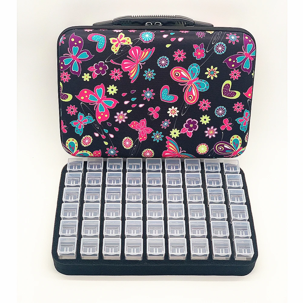 54 Bottles Square Bead Organizer Storage Box Diamond Painting Accessories Storage Bag Suitcase Embroidery Container for Beads
54 Bottles Square Bead Organizer Storage Box Diamond Painting Accessories Storage Bag Suitcase Embroidery Container for Beads