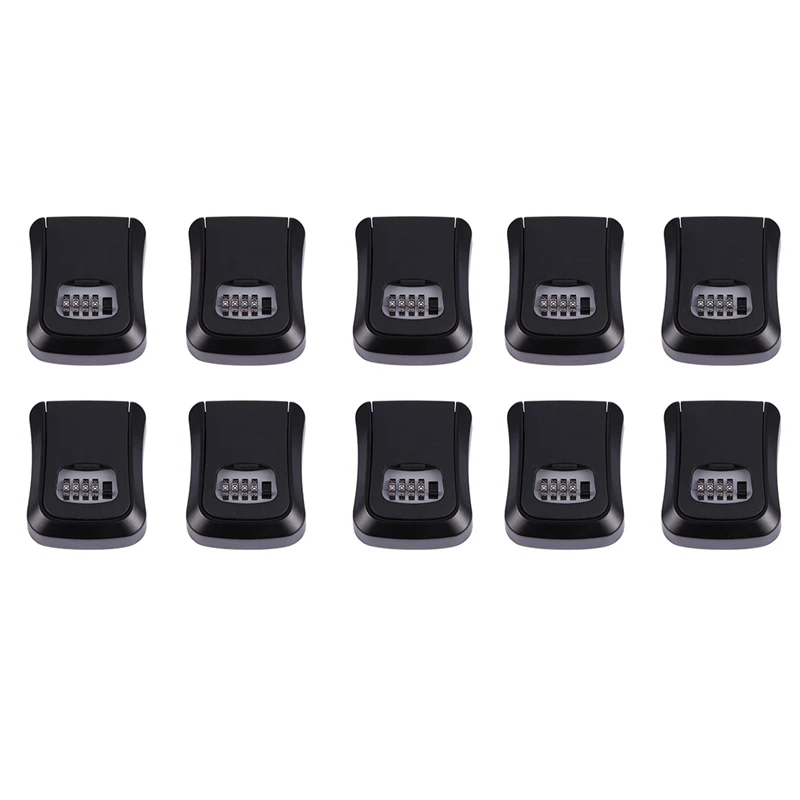 10X Black Password Key Lock Box Wall Mounted Zinc Alloy Key Box Weatherproof 4 Digit Combination Key Storage Lock Box
10X Black Password Key Lock Box Wall Mounted Zinc Alloy Key Box Weatherproof 4 Digit Combination Key Storage Lock Box