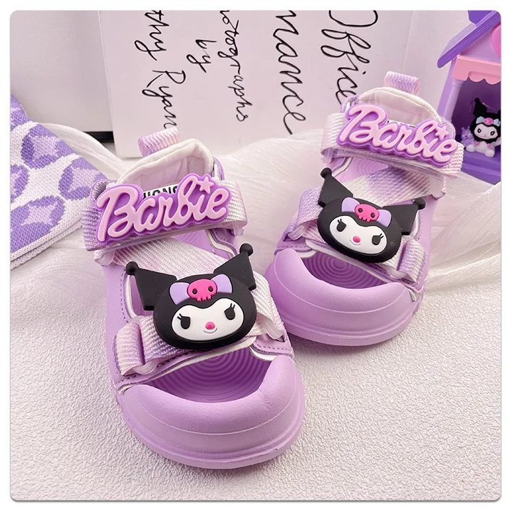 New Anime Sanrio Kawali Kuromi Sandal Outdoor Round Toe Flat Heels Beach Shoes Antiskid Soft Sole Fashion Girls Birthday Gift
New Anime Sanrio Kawali Kuromi Sandal Outdoor Round Toe Flat Heels Beach Shoes Antiskid Soft Sole Fashion Girls Birthday Gift