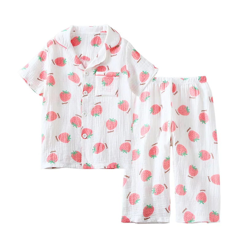Girls' Pajamas Sets Short Sleeved Baby Girl Nightwear Clothes Set Cute Cartoon Children's Pajamas 3-13Y Kids Sleepwear Didida
Girls' Pajamas Sets Short Sleeved Baby Girl Nightwear Clothes Set Cute Cartoon Children's Pajamas 3-13Y Kids Sleepwear Didida