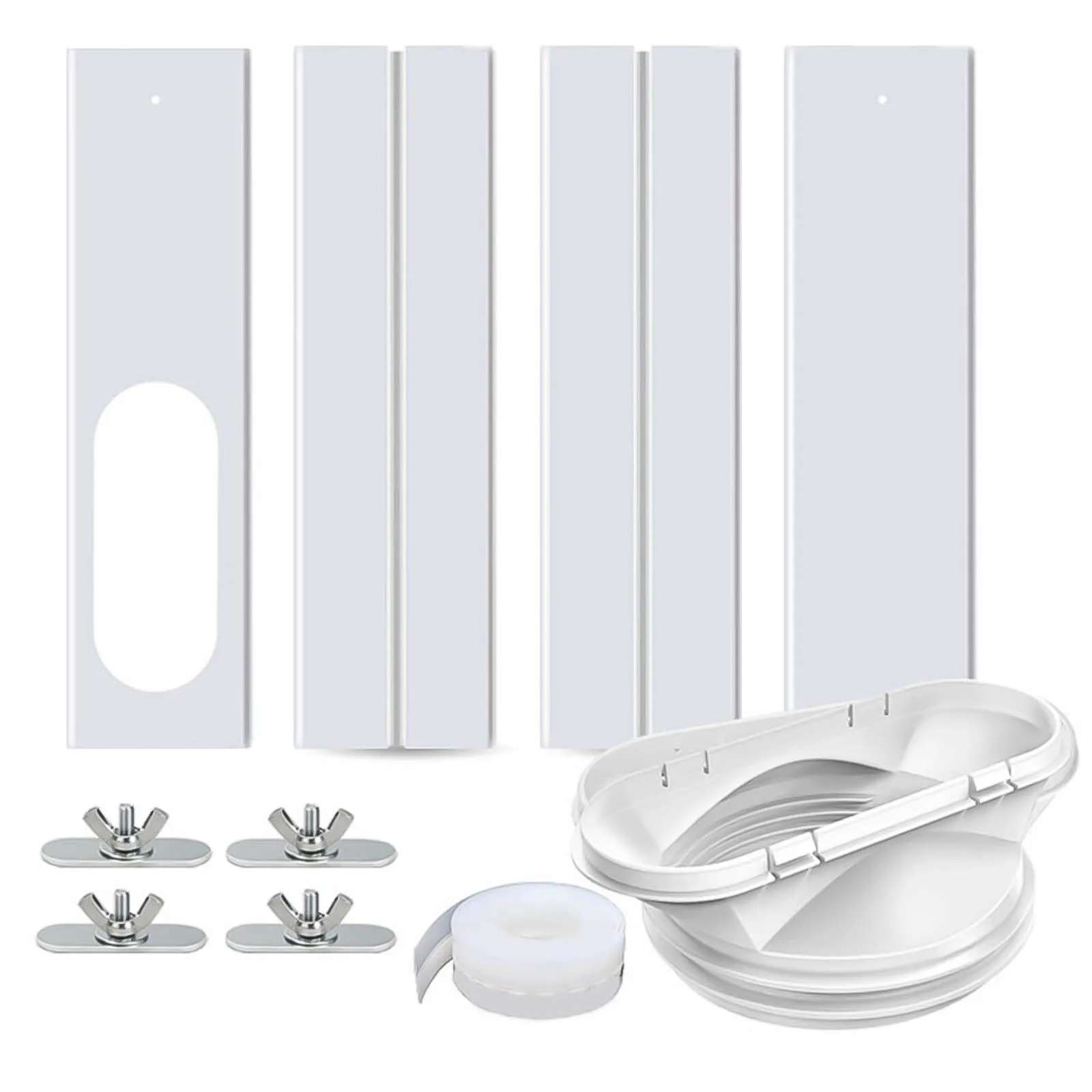 Air Conditioner Vent Exhaust Hose Fittings Exhaust Pipe Slide Plate Tube Connector Threaded Tube Joint Adapter Home Vent Kit
Air Conditioner Vent Exhaust Hose Fittings Exhaust Pipe Slide Plate Tube Connector Threaded Tube Joint Adapter Home Vent Kit