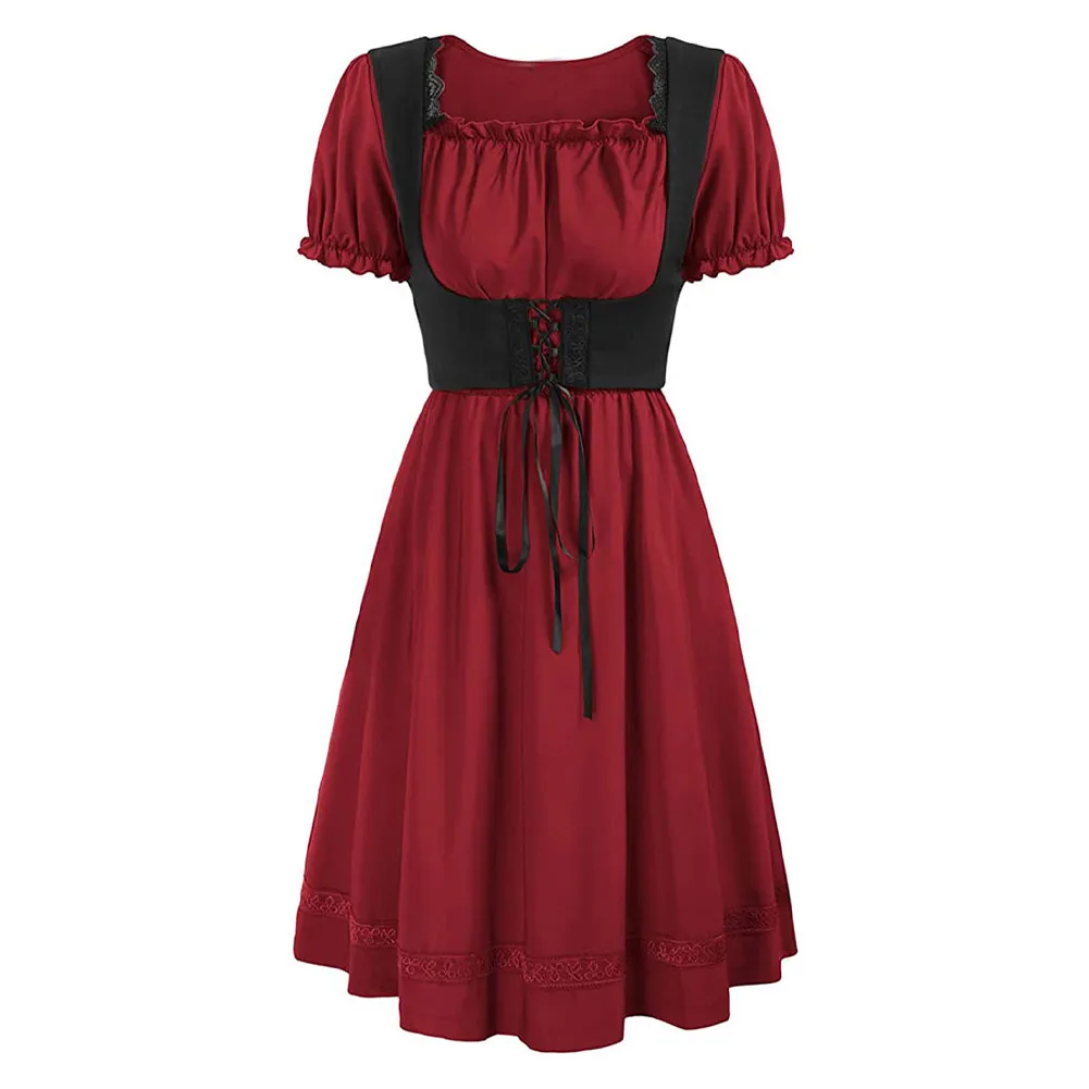 European Medieval Women Dresses Cosplay Costume Carnival Vintage Victoria Queen Elegant Dress Halloween Suit for Women Female
European Medieval Women Dresses Cosplay Costume Carnival Vintage Victoria Queen Elegant Dress Halloween Suit for Women Female