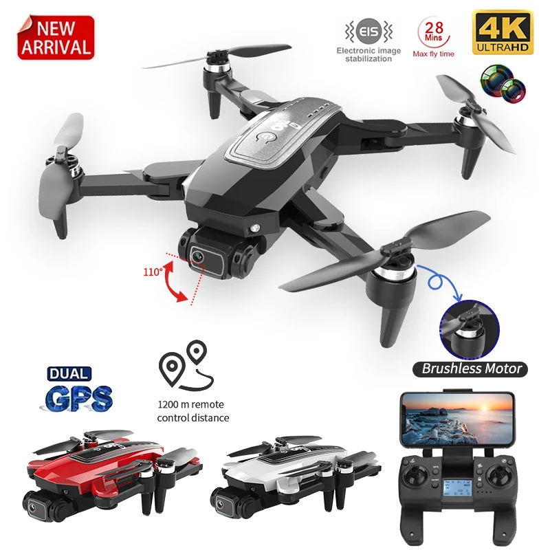 RC GPS Drone 5G WiFi 4K HD Camera Professional Aerial Photography Brushless Motor Foldable FPV Quadcopter Helicopter Gifts Toys
RC GPS Drone 5G WiFi 4K HD Camera Professional Aerial Photography Brushless Motor Foldable FPV Quadcopter Helicopter Gifts Toys