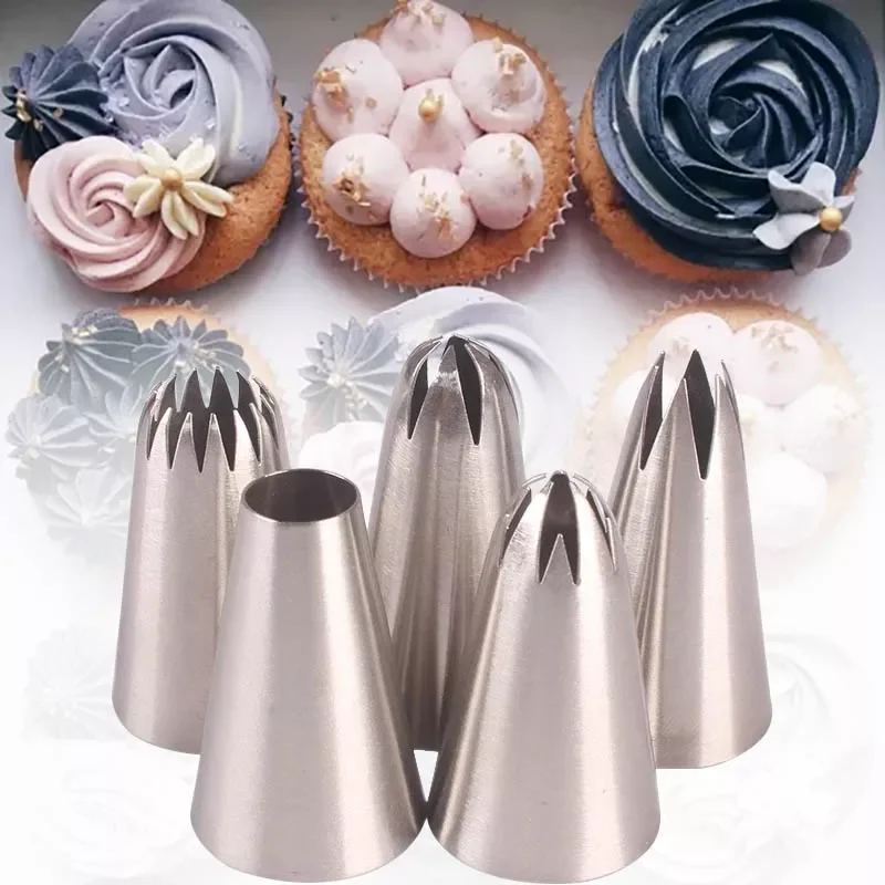 NEW IN 1M#2A#2D#2F#6B Icing Piping Pastry Nozzles For Cakes Fondant Decor Confectionery Flower Cream Nozzle Baking supplies set
NEW IN 1M#2A#2D#2F#6B Icing Piping Pastry Nozzles For Cakes Fondant Decor Confectionery Flower Cream Nozzle Baking supplies set