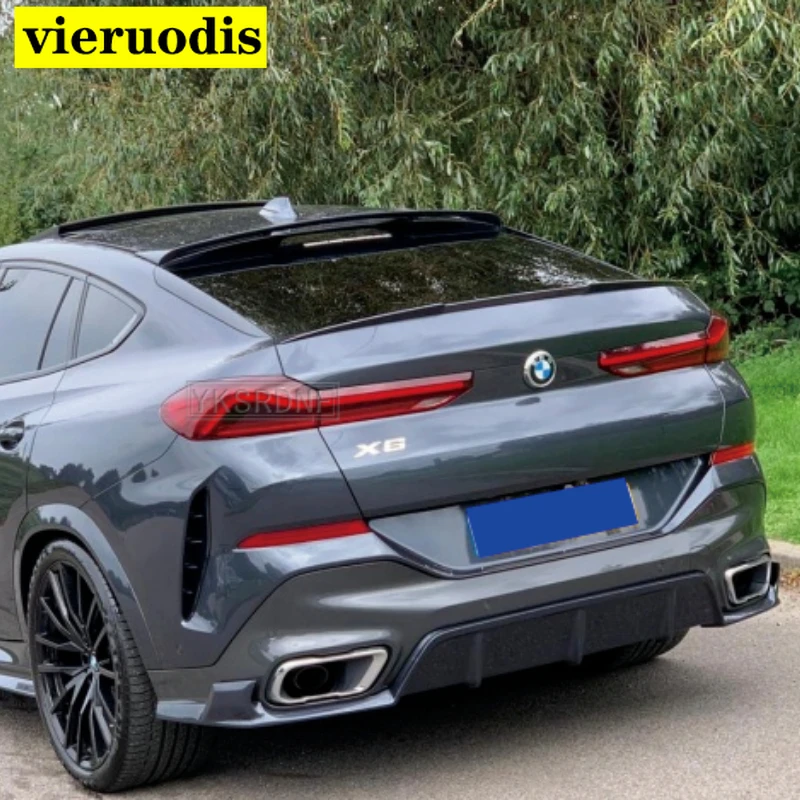 For BMW X6 G06 & F96 (X6M) High Gloss Finish Carbon Fiber Rear Trunk Spoiler 2019 2020 2021
For BMW X6 G06 & F96 (X6M) High Gloss Finish Carbon Fiber Rear Trunk Spoiler 2019 2020 2021