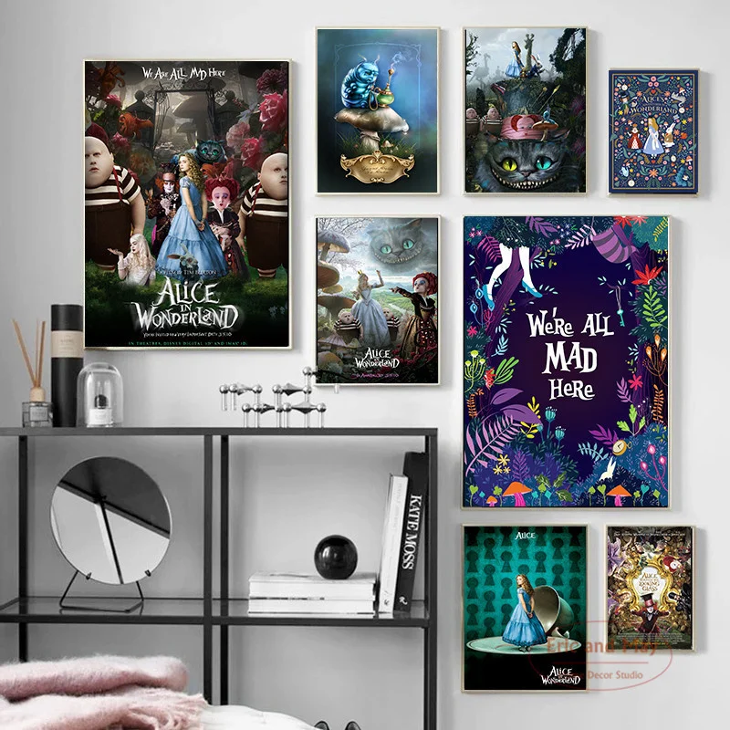 Alice In Wonderland Movie Poster And Print Canvas Paintings Picture On The Wall Hot Modern Style Living Room Decoration Obrazy
Alice In Wonderland Movie Poster And Print Canvas Paintings Picture On The Wall Hot Modern Style Living Room Decoration Obrazy
