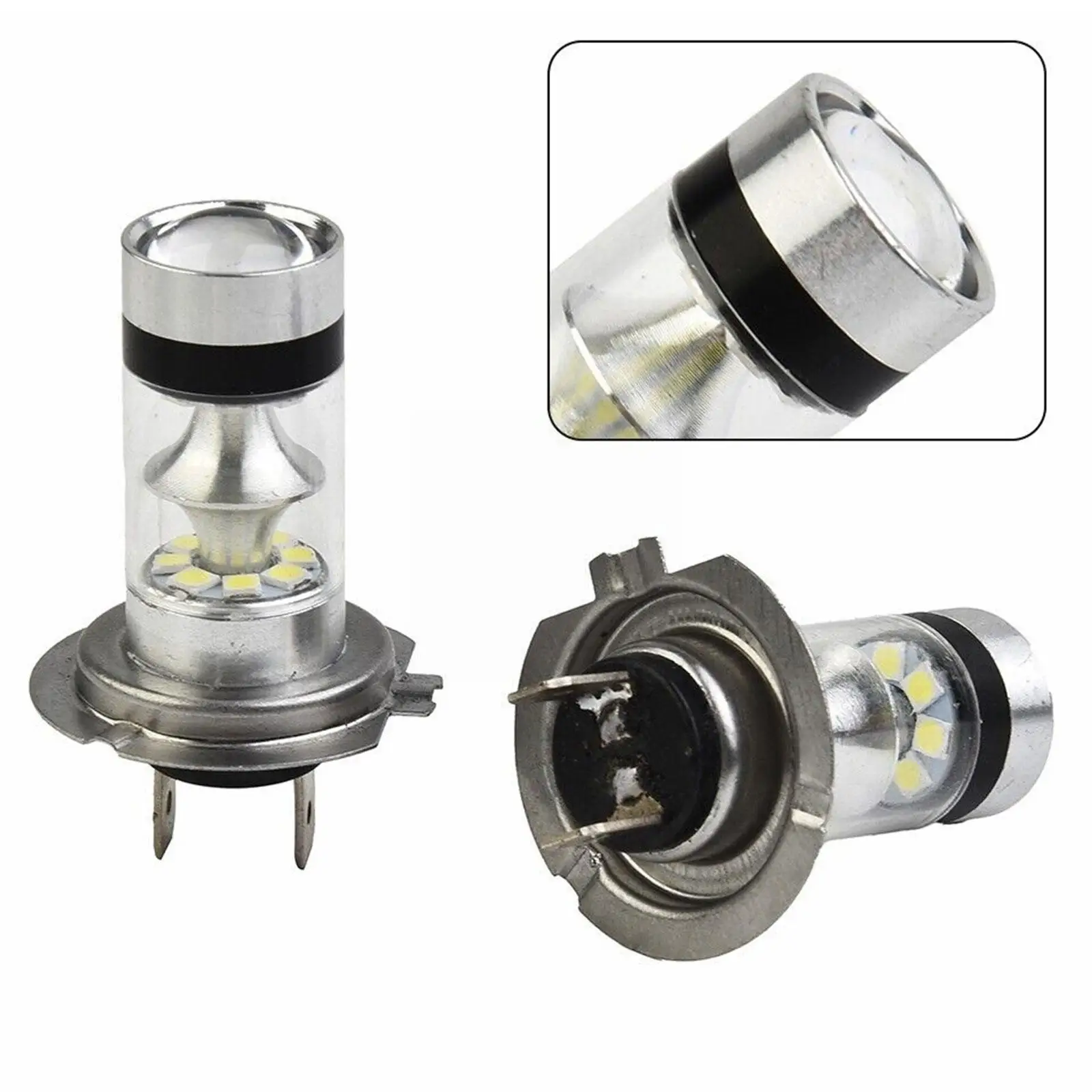 2cps H7 H4 100W 20 LED High Quality Car Fog Light 6000K Sharp LED Fog Lamp Headlights Bulb For Car J2F2
2cps H7 H4 100W 20 LED High Quality Car Fog Light 6000K Sharp LED Fog Lamp Headlights Bulb For Car J2F2