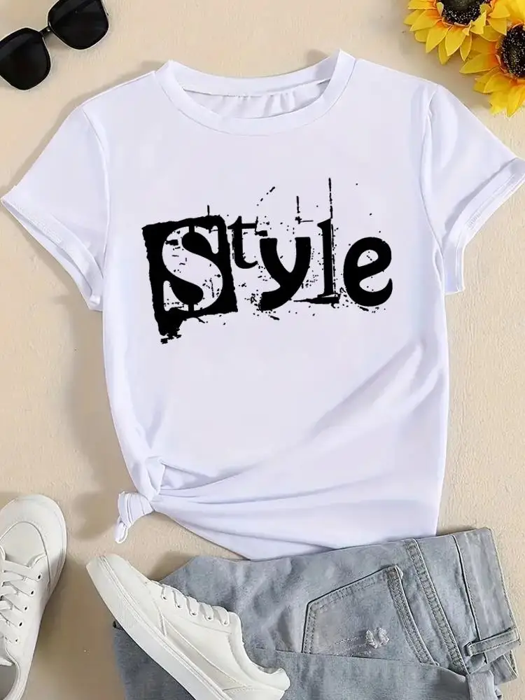 Short Sleeve Printed T Shirt Clothing Female Fashion Watercolor Trend Cute 90s Women Top Casual Tee Clothes Graphic T-shirts
Short Sleeve Printed T Shirt Clothing Female Fashion Watercolor Trend Cute 90s Women Top Casual Tee Clothes Graphic T-shirts