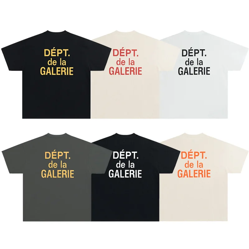 Gallery Dept Men T-shirts Classic Letter Slogan Print Hip Hop Men's and Women's Tshirts Crewneck Casual Short Sleeve Tops Tees
Gallery Dept Men T-shirts Classic Letter Slogan Print Hip Hop Men's and Women's Tshirts Crewneck Casual Short Sleeve Tops Tees