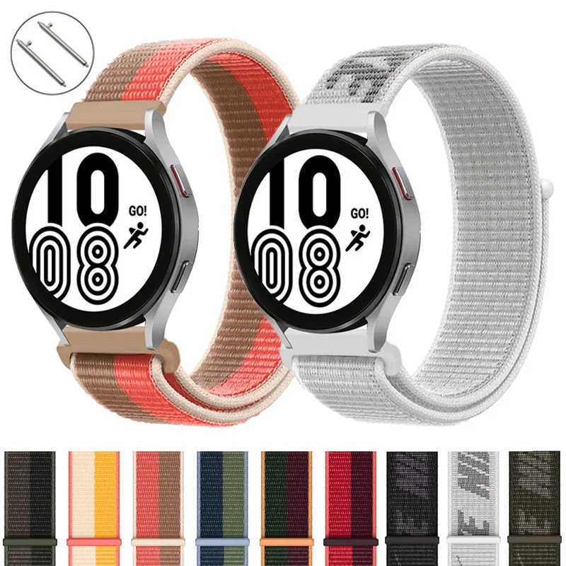 Band For Samsung Galaxy Watch 4 3 classic active 2/Gear S3/S2 Nylon loop correa Bracelet Huawei watch GT 2e pro strap 22mm 20mm
Band For Samsung Galaxy Watch 4 3 classic active 2/Gear S3/S2 Nylon loop correa Bracelet Huawei watch GT 2e pro strap 22mm 20mm