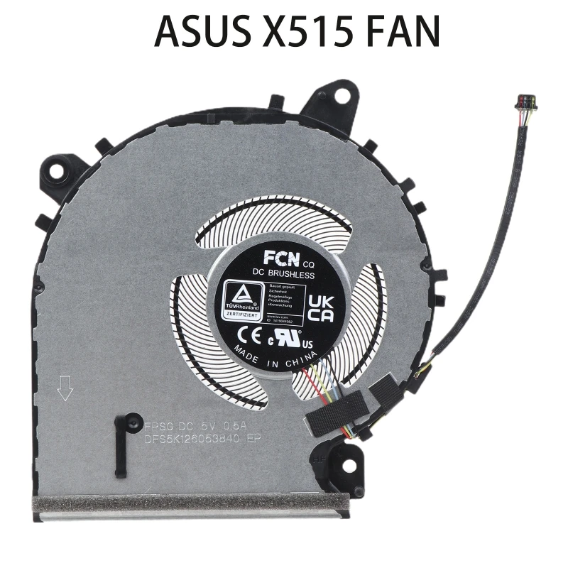 DC Brushless Laptop Cooling Fan Heatsink for ASUSVivoBook15 X515MA X515KA F515 X515 V4200J Notebook Radiator DC5V 0.5A
DC Brushless Laptop Cooling Fan Heatsink for ASUSVivoBook15 X515MA X515KA F515 X515 V4200J Notebook Radiator DC5V 0.5A