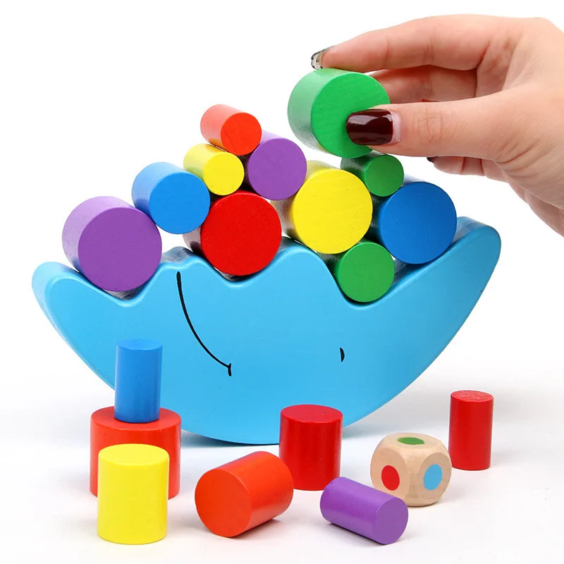 Wooden Stacking Balance Moon Building Blocks Montessori Jigsaw Logical Thinking Cube Toys Jenga Education Games For Kids Gift
Wooden Stacking Balance Moon Building Blocks Montessori Jigsaw Logical Thinking Cube Toys Jenga Education Games For Kids Gift