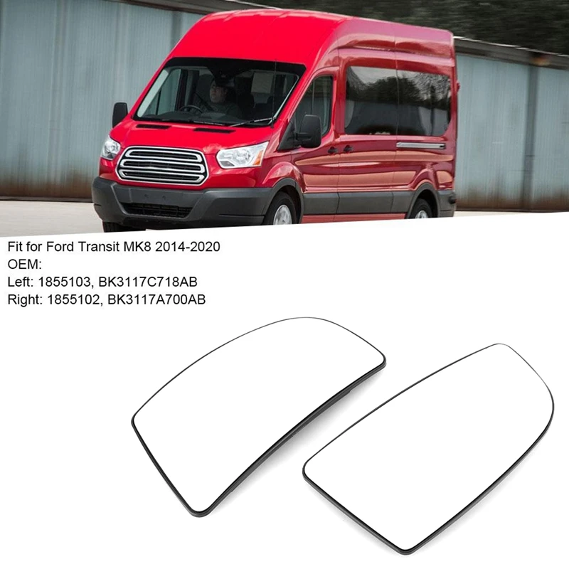 1 Pair Car Front Lower Door Wing Rear View Mirror Lens Glass For Ford TRANSIT MK8 V363 2014 -2020 BK31-17C718-AB
1 Pair Car Front Lower Door Wing Rear View Mirror Lens Glass For Ford TRANSIT MK8 V363 2014 -2020 BK31-17C718-AB