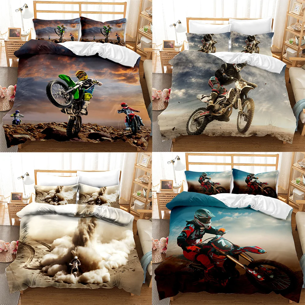 3D Racing Motorcycle Bedding Set Hd Printed Duvet Cover Set For Teen Bedroom Decor 210x210 Full Queen King Size Bedclothes
3D Racing Motorcycle Bedding Set Hd Printed Duvet Cover Set For Teen Bedroom Decor 210x210 Full Queen King Size Bedclothes